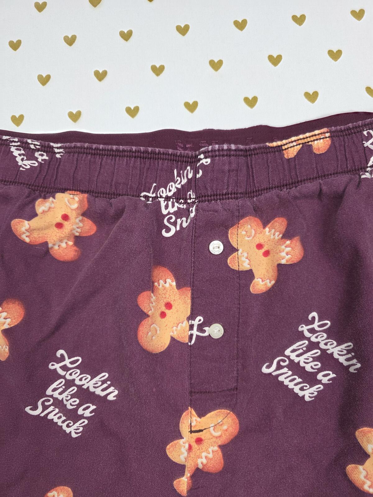 Victorias Secret PINK DONUTS COFFEE Sleep Shorts Boxers Pajama Bottoms SMALL