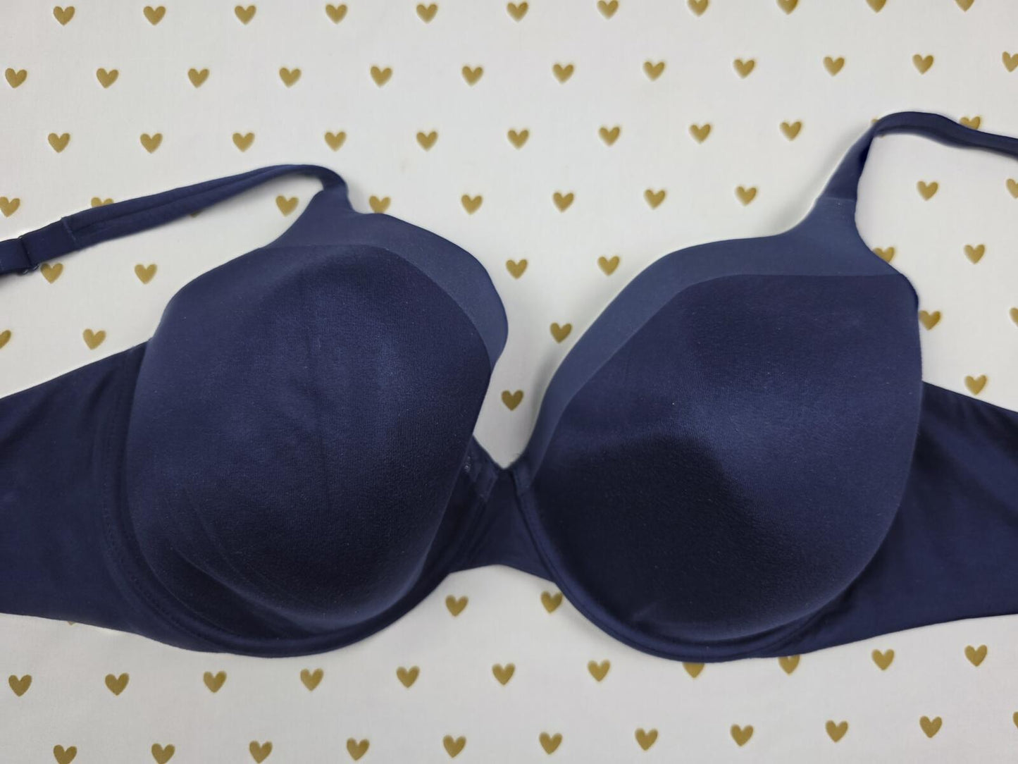 Victoria's Secret Blue Body By Victoria Lined Perfect Coverage Bra 36DDD