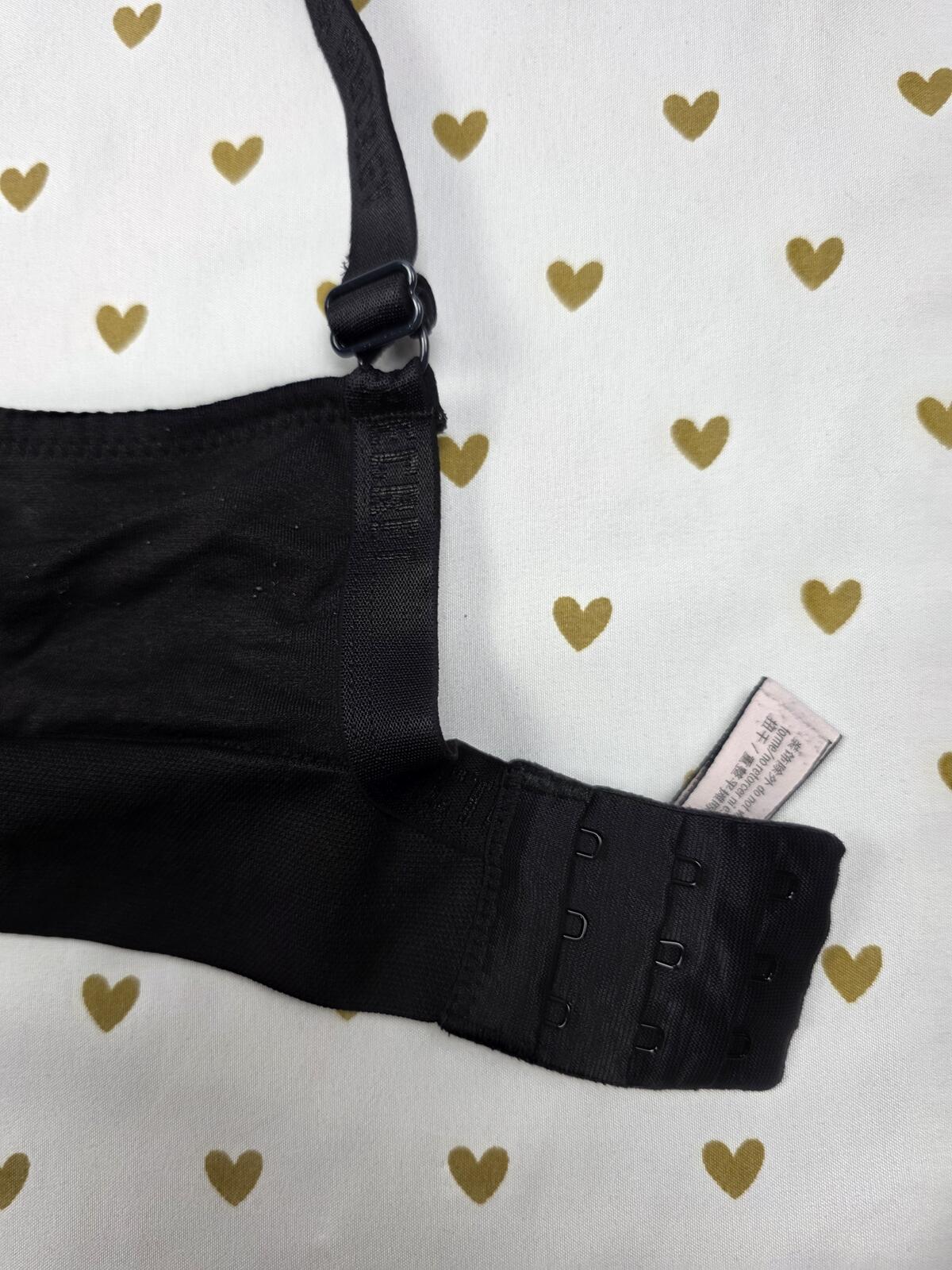 Victorias Secret Black Wireless No Wire Bralette XL Logo Tank Top Bra Top