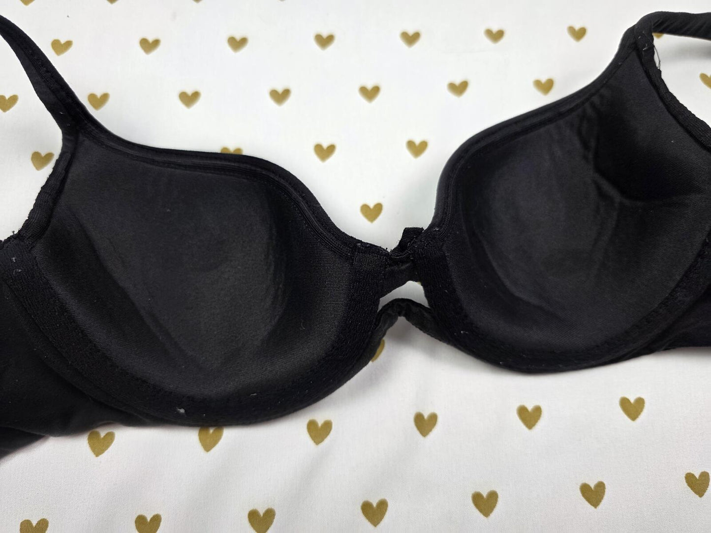 Victoria's Secret Black Body By Victoria LIned Demi Balconette Bra 32B