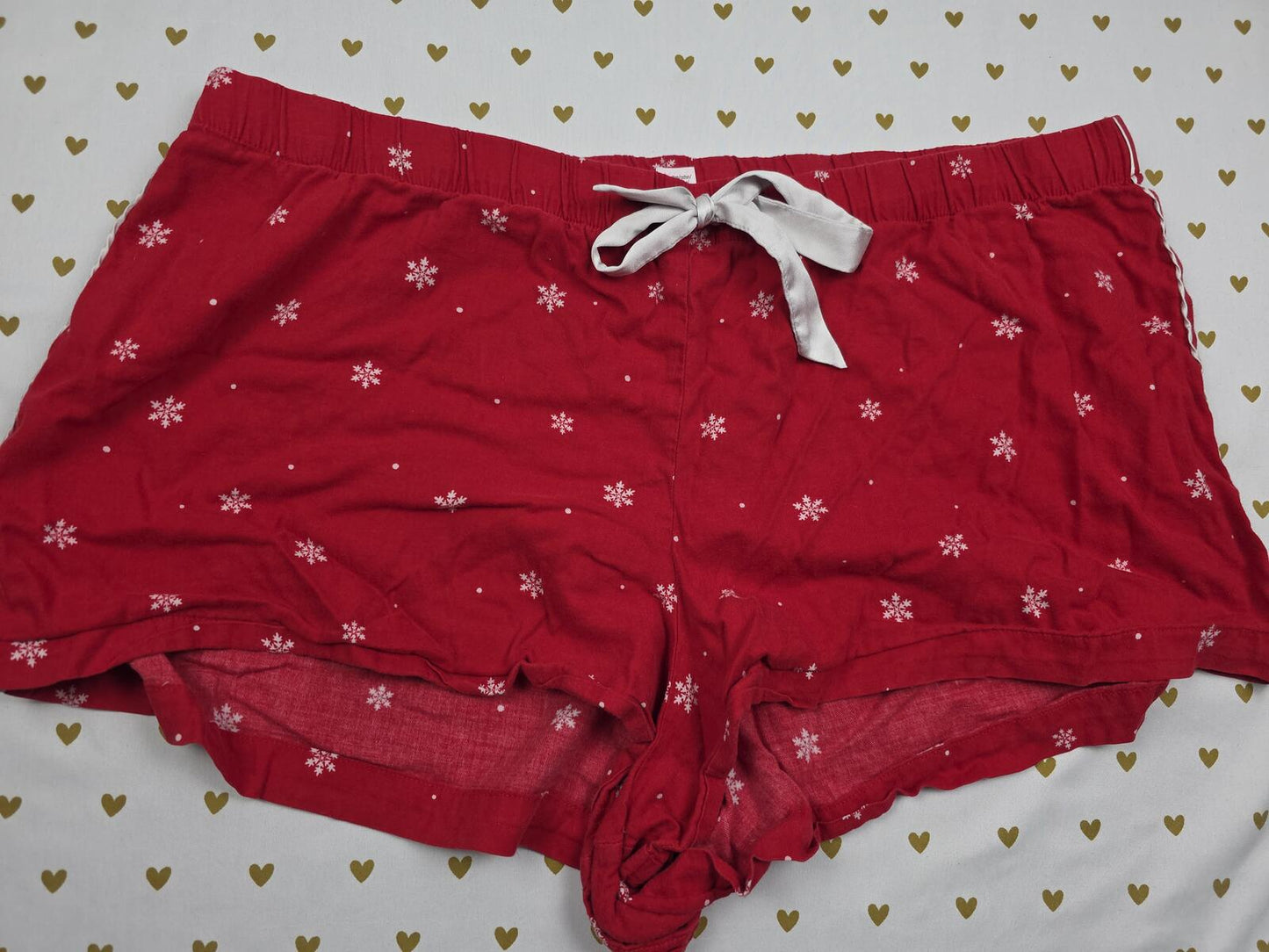 Victorias Secret Red XL Sleep Shorts Boxers Pajama Bottoms