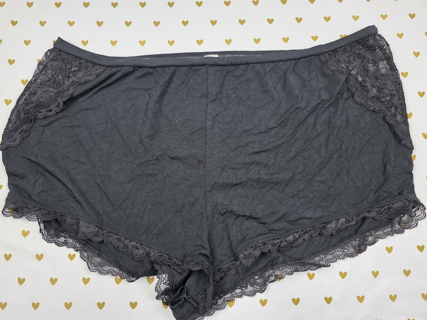 Victorias Secret Black Super Soft  2XL XXL Sleep Shorts Boxers Pajama Bottoms