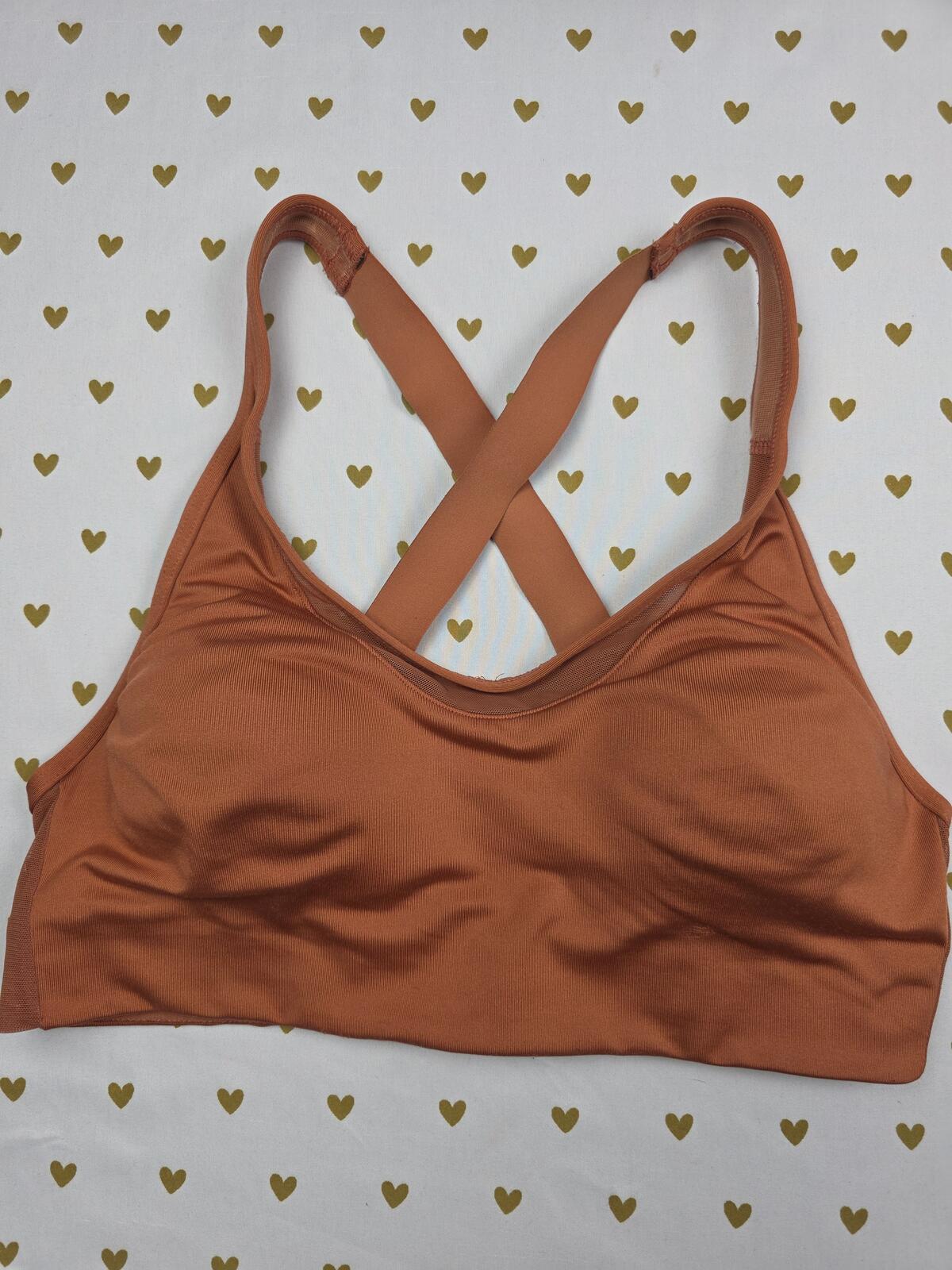 Victorias Secret Pink Lightly Lined Sports Bra SMALL Bralette Bra Top Tank