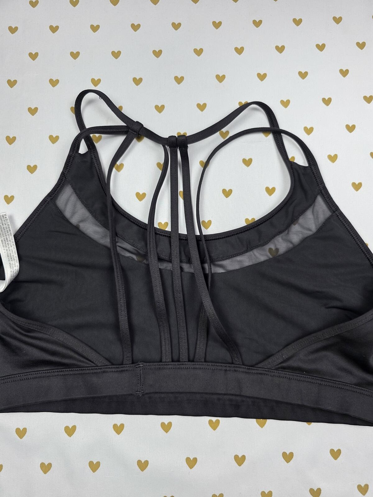 Victorias Secret SPORTS BRA Caged Strappy LARGE Bralette Bra Top Tank