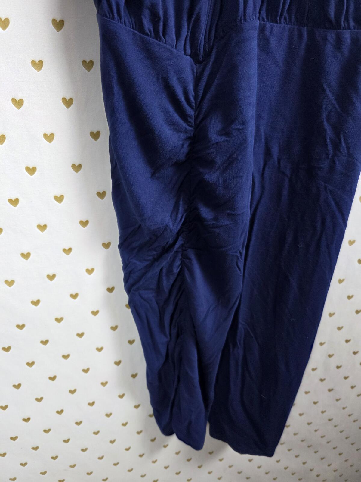 Victorias Secret Blue Ruched Sleeveless Dress Flowy MEDIUM