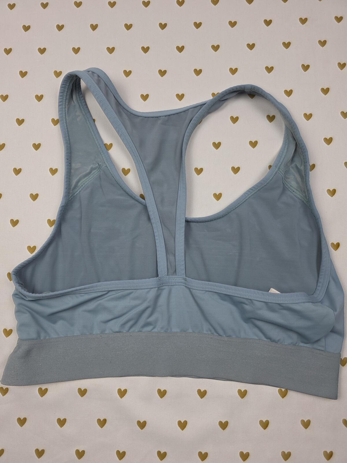 Victorias Secret Pink Logo Sports Bra LARGE Bralette Bra Top Tank