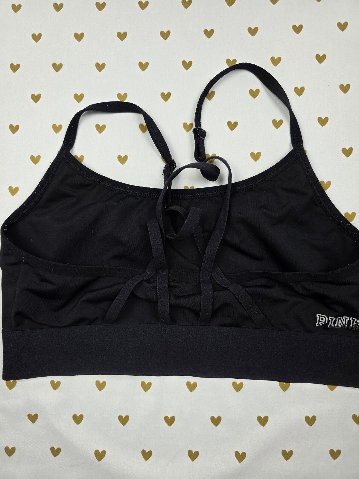 Victorias Secret Pink Ultimate Strappy Medium Bralette Bra Top Tank