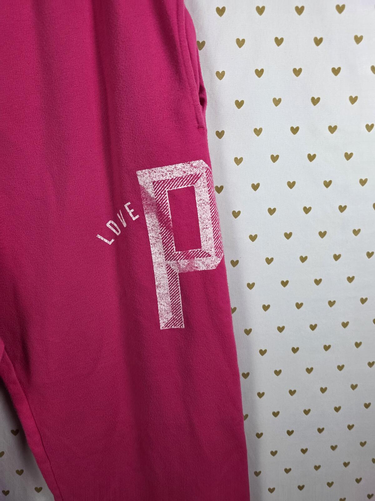 Victorias Secret PINK Logo Sweatpants Joggers Sweats Long MEDIUM