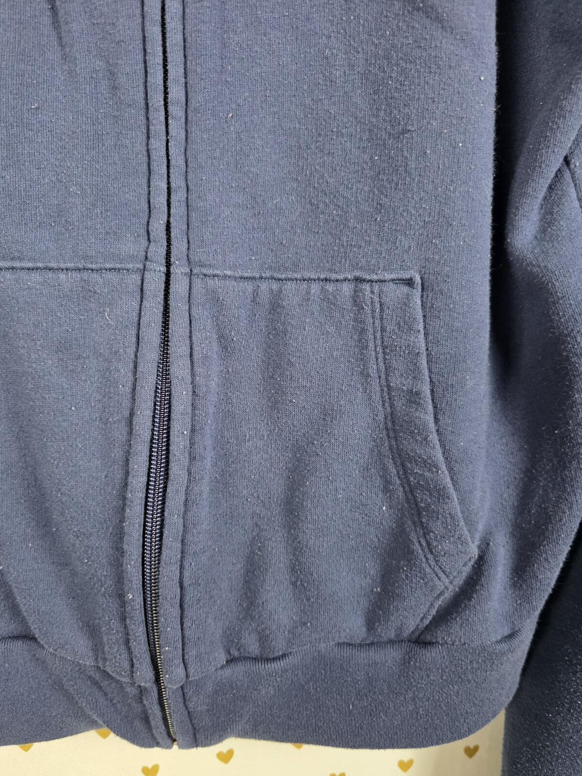 Victorias Secret Pink LOVE 2pc SET Hoodie Sweatpants Sweats Blue MEDIUM