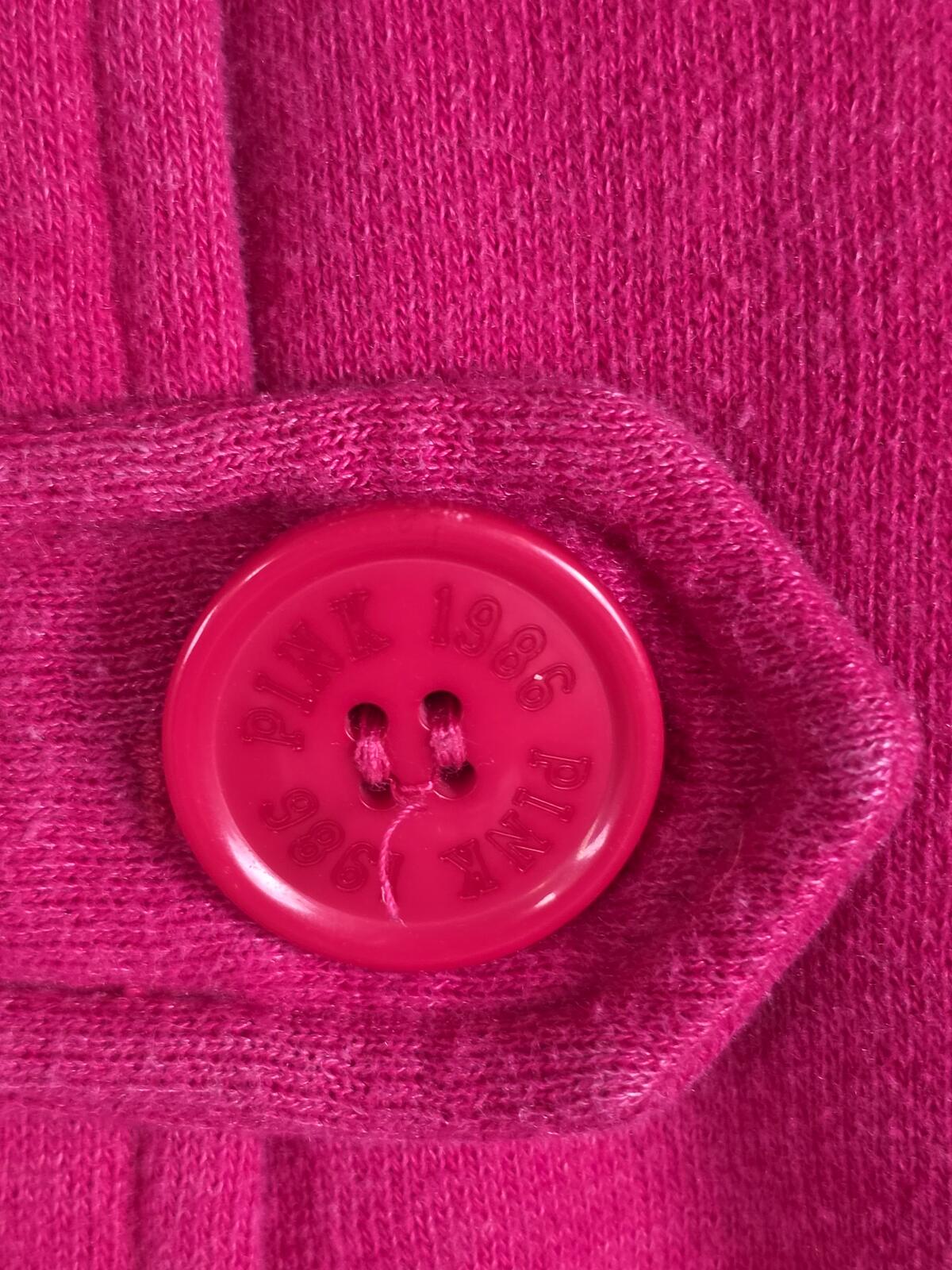 Victorias Secret Pink GRAIL FUR LINED love Hoodie MEDIUM WARM Y2K VTG jacket