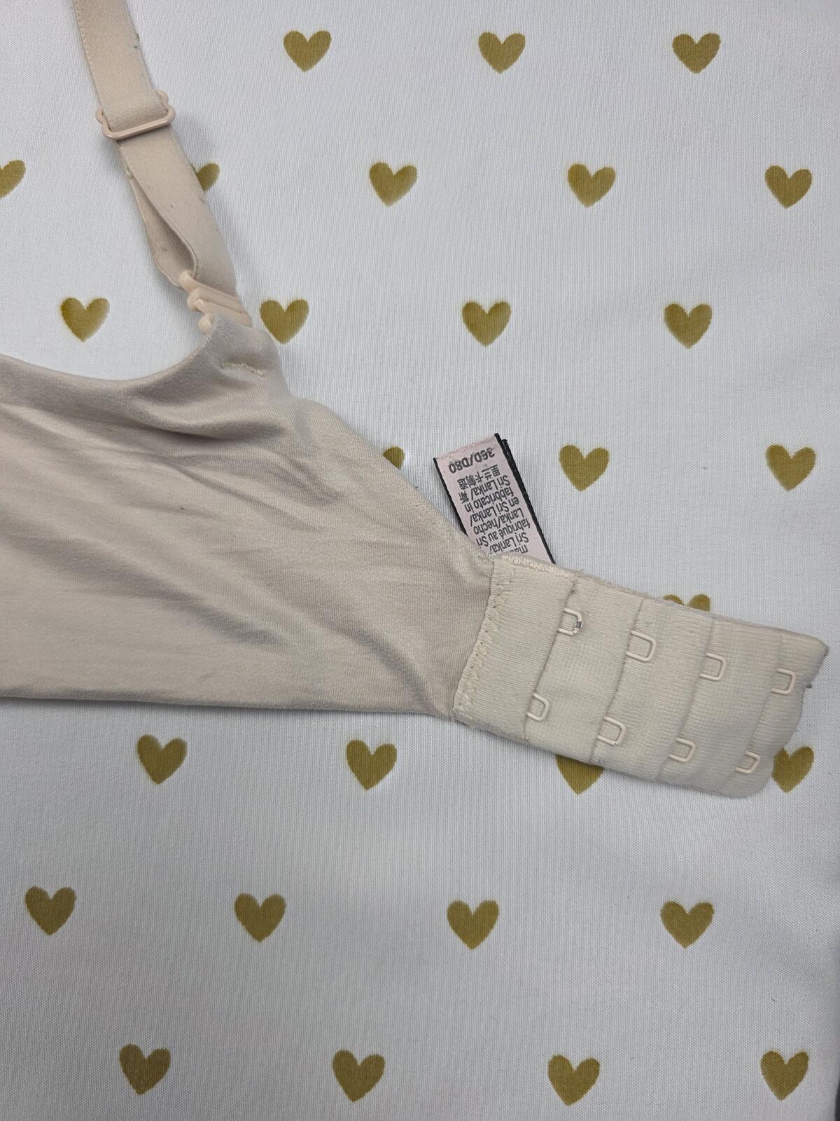 Victorias Secret Beige Lined Demi Balconette Bra 36D