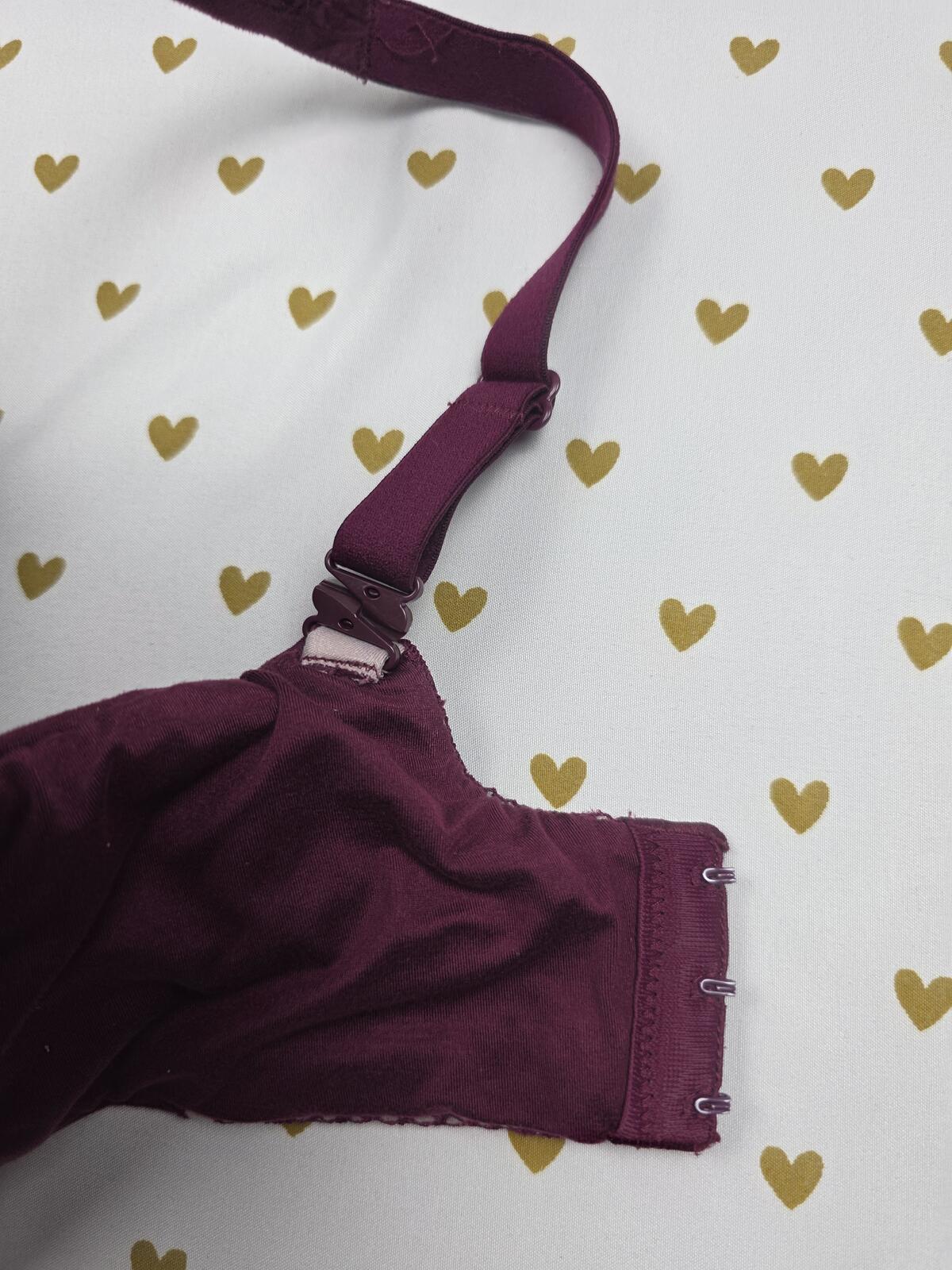 Victoria's Secret Maroon Body By victoria Lined Perfect Coverage Bra 38DDD