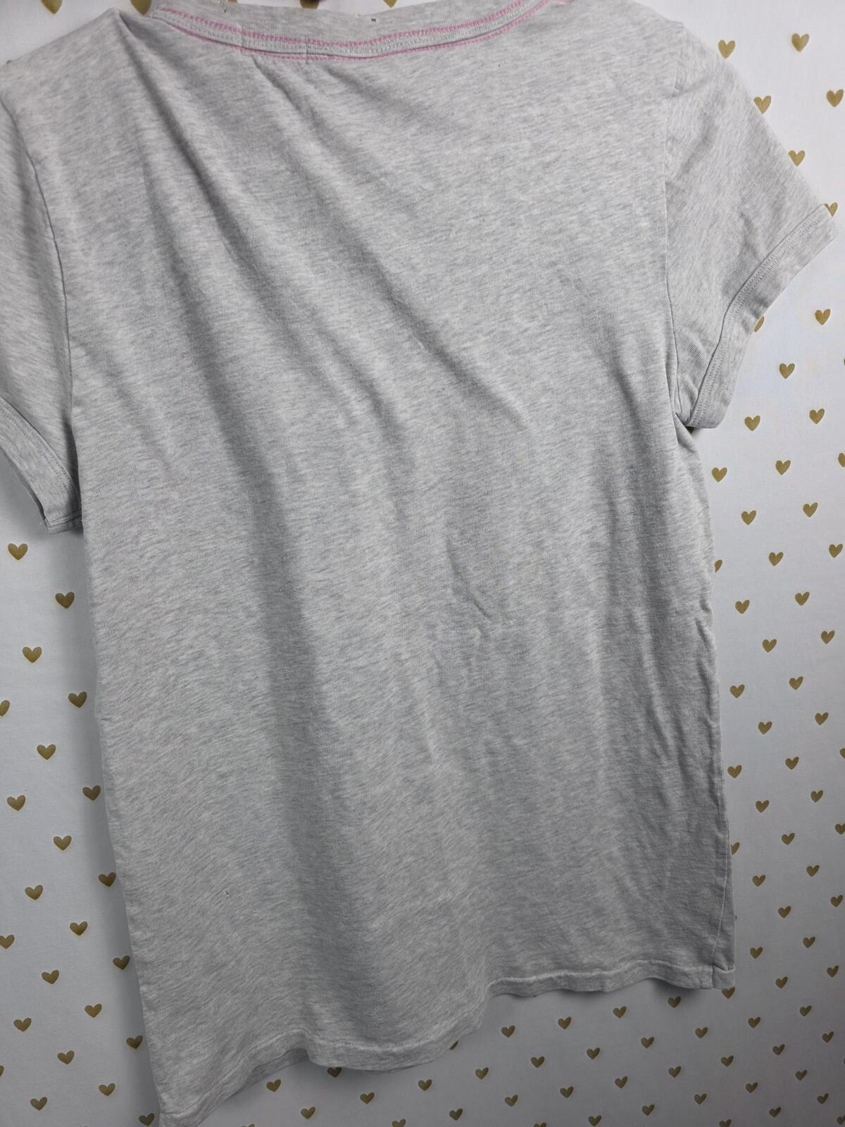 Victorias Secret PINK Vintage Bling Studded Tee shirt LARGE Logo