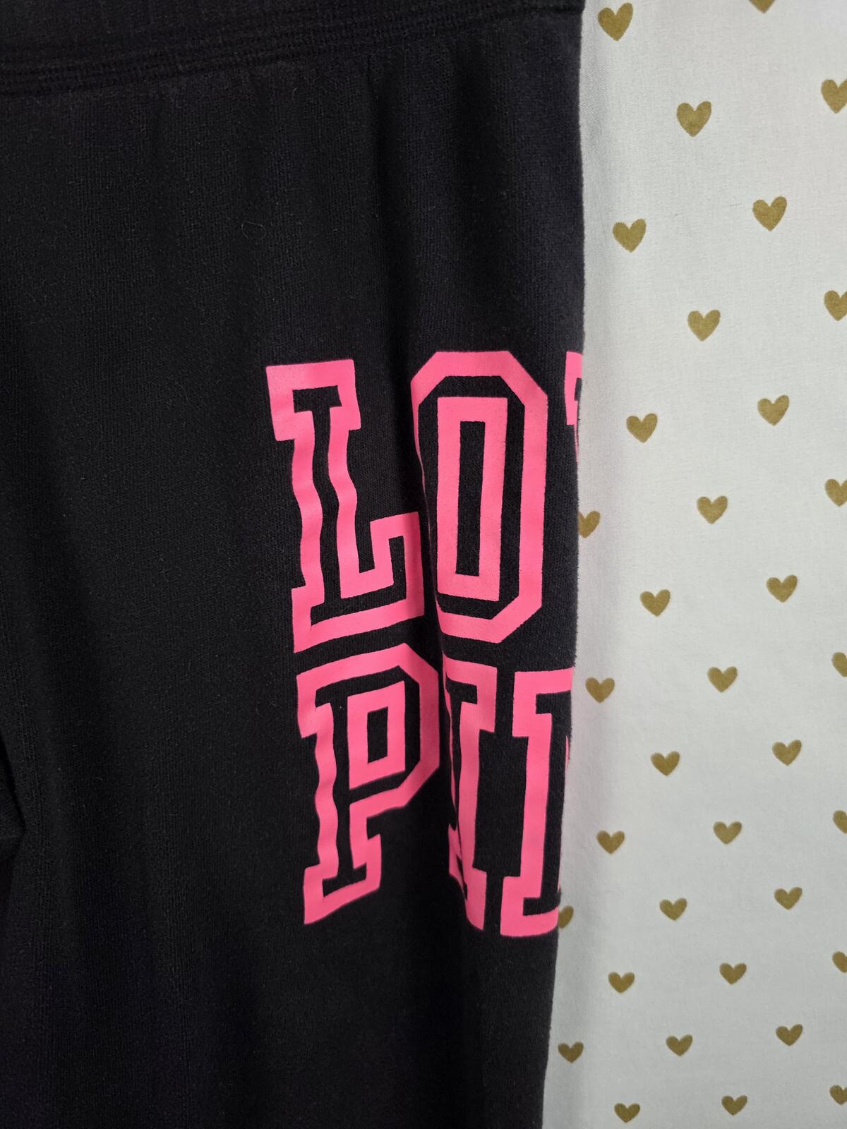 Victorias Secret PINK Vintage Y2K LOVE Small Tapered Joggers Sweatpants
