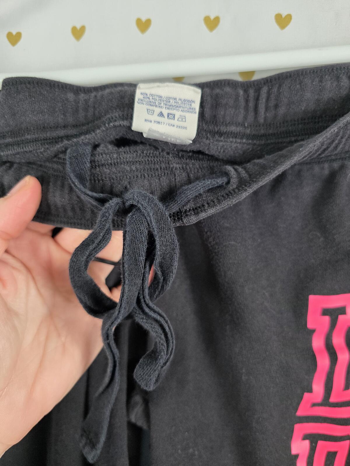Victorias Secret PINK Vintage Y2K LOVE Small Tapered Joggers Sweatpants