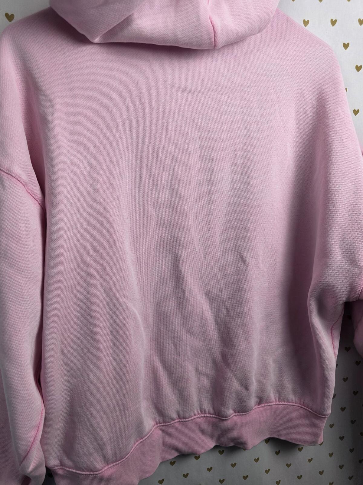 Victorias Secret Pink x LOVESHACKFANCY Bow Hoodie Sweater Pullover MEDIUM