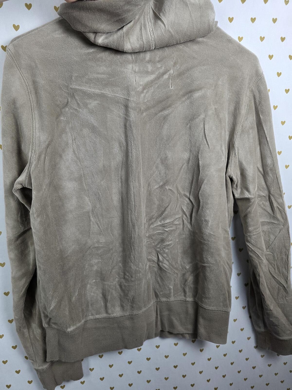 Victorias Secret WINGS VELOUR Green Hoodie Jacket Full Zip MEDIUM
