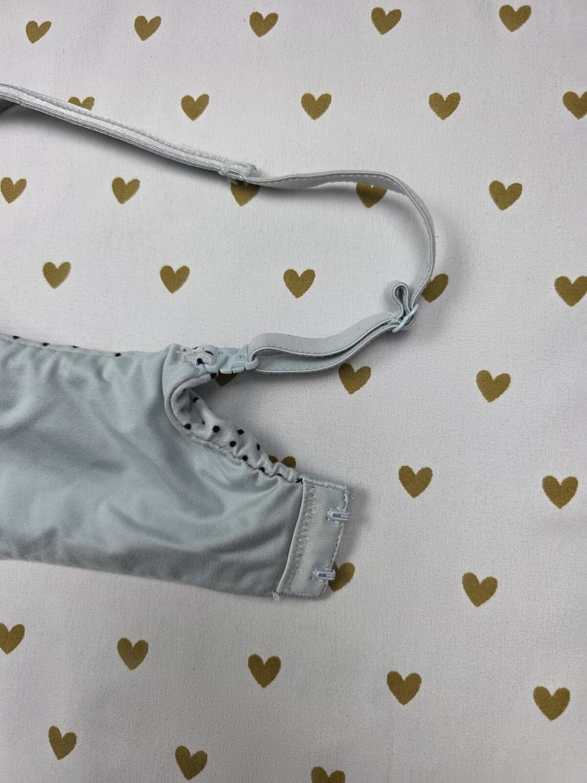 Victoria's Secret Body By Victoria POLKA DOT Unlined Demi Balconette Bra 34D