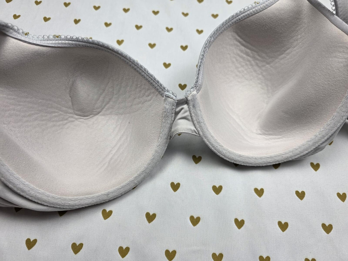 Victoria's Secret BODY BY VICTORIA Grey Lined Perfect Coverage Bra 38C