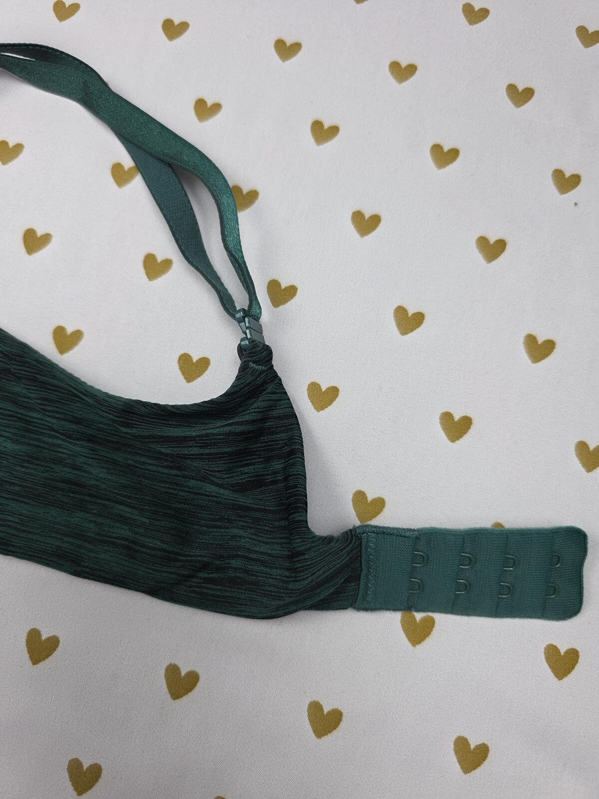 Victorias Secret Green Uplift Semi Demi Balconette bra 36B