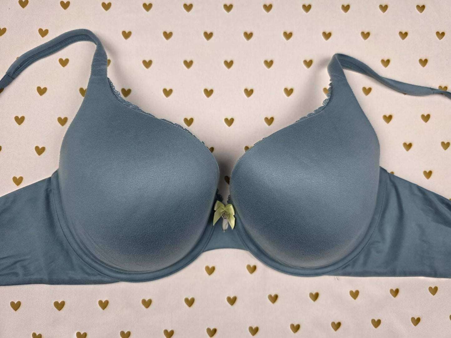 Victorias Secret Blue Perfect Shape Bra 36D