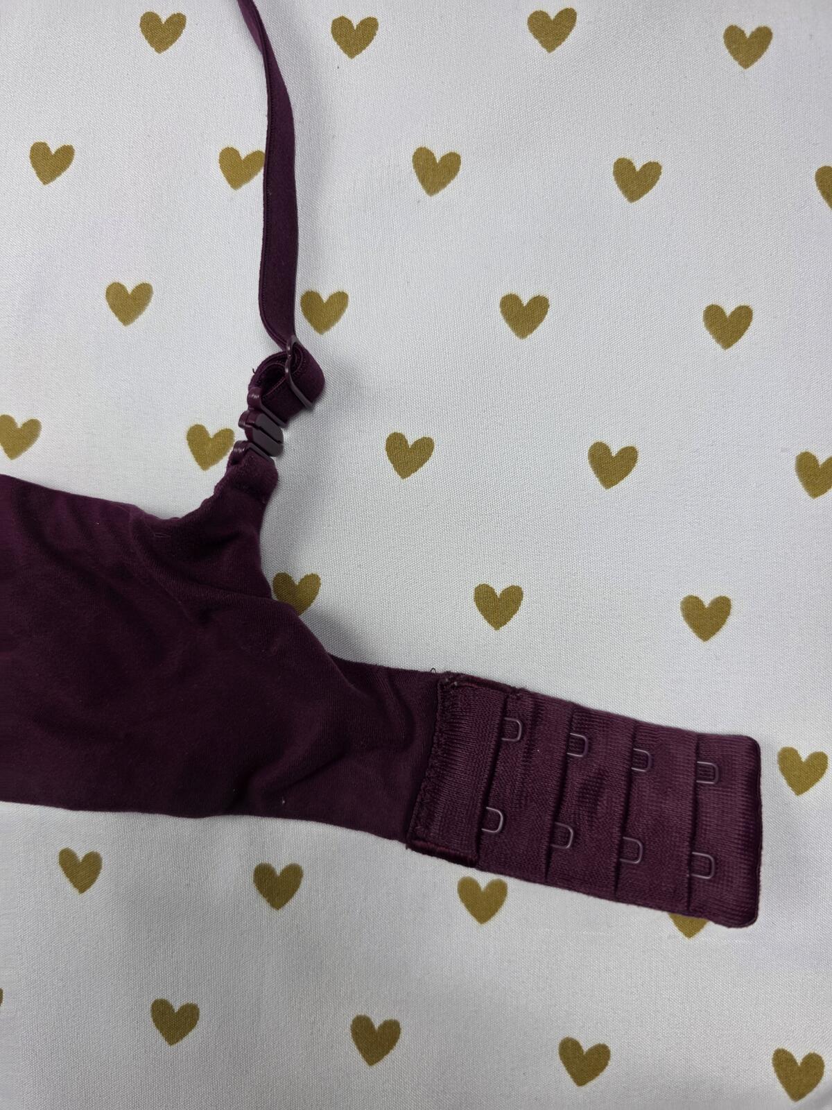 Victoria's Secret Maroon Lined Demi BODY BY VICTORIA bra 36C