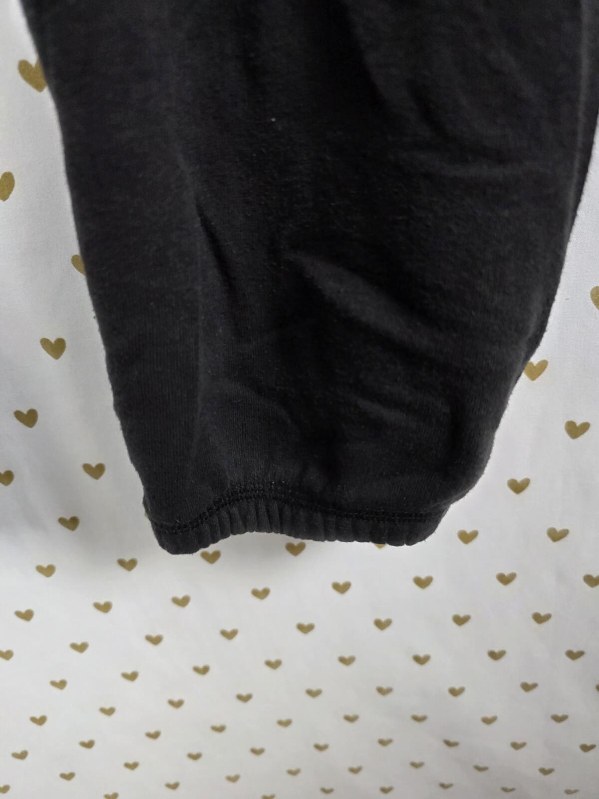 Victorias Secret PINK  BLING STUDDED Vintage Logo Sweats Black Medium