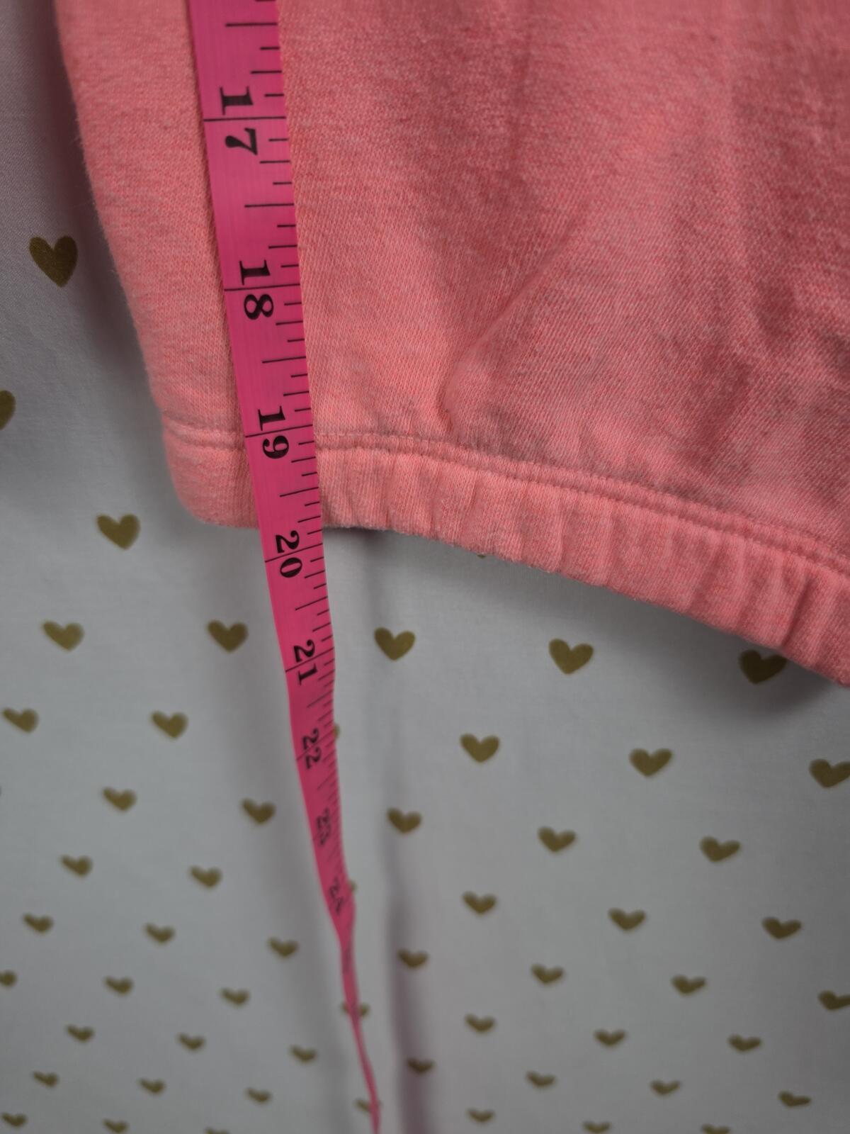 Victorias Secret PINK Vintage Heart CAPRI Cropped Joggers Sweats Sweatpants XS