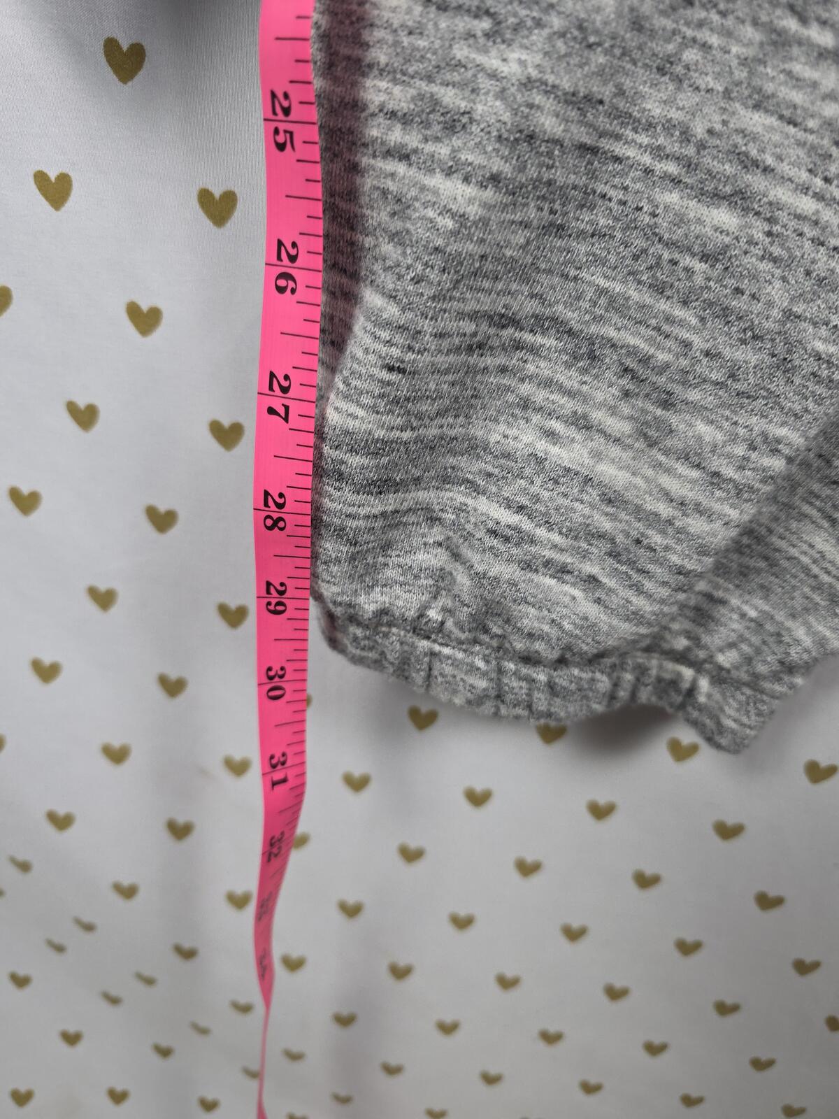Victorias Secret PINK BLING GREY Mega Sequined Logo Sweats Sweatpants XS Oversiz