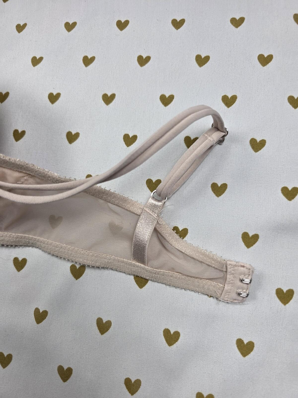 Victorias Secret Bling Rhinestone Very Sexy Balconette Bra Demi 34B