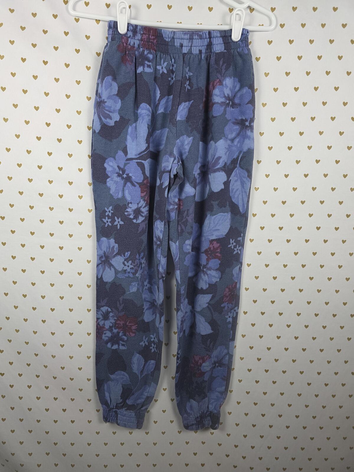 Victorias Secret PINK Floral tapered Joggers Sweats Sweatpants XS