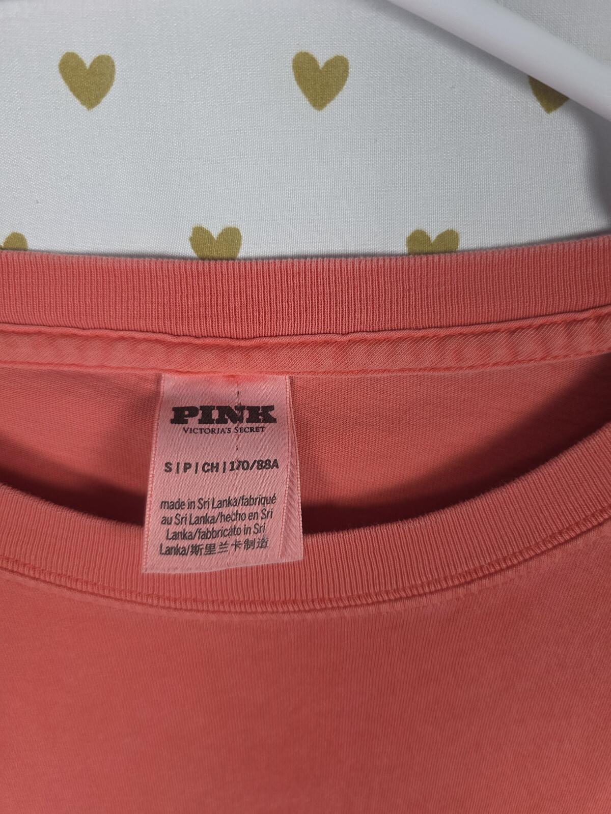 Victorias Secret PINK MIAMI Beach Vintage Style Graphic tee shirt SMALL