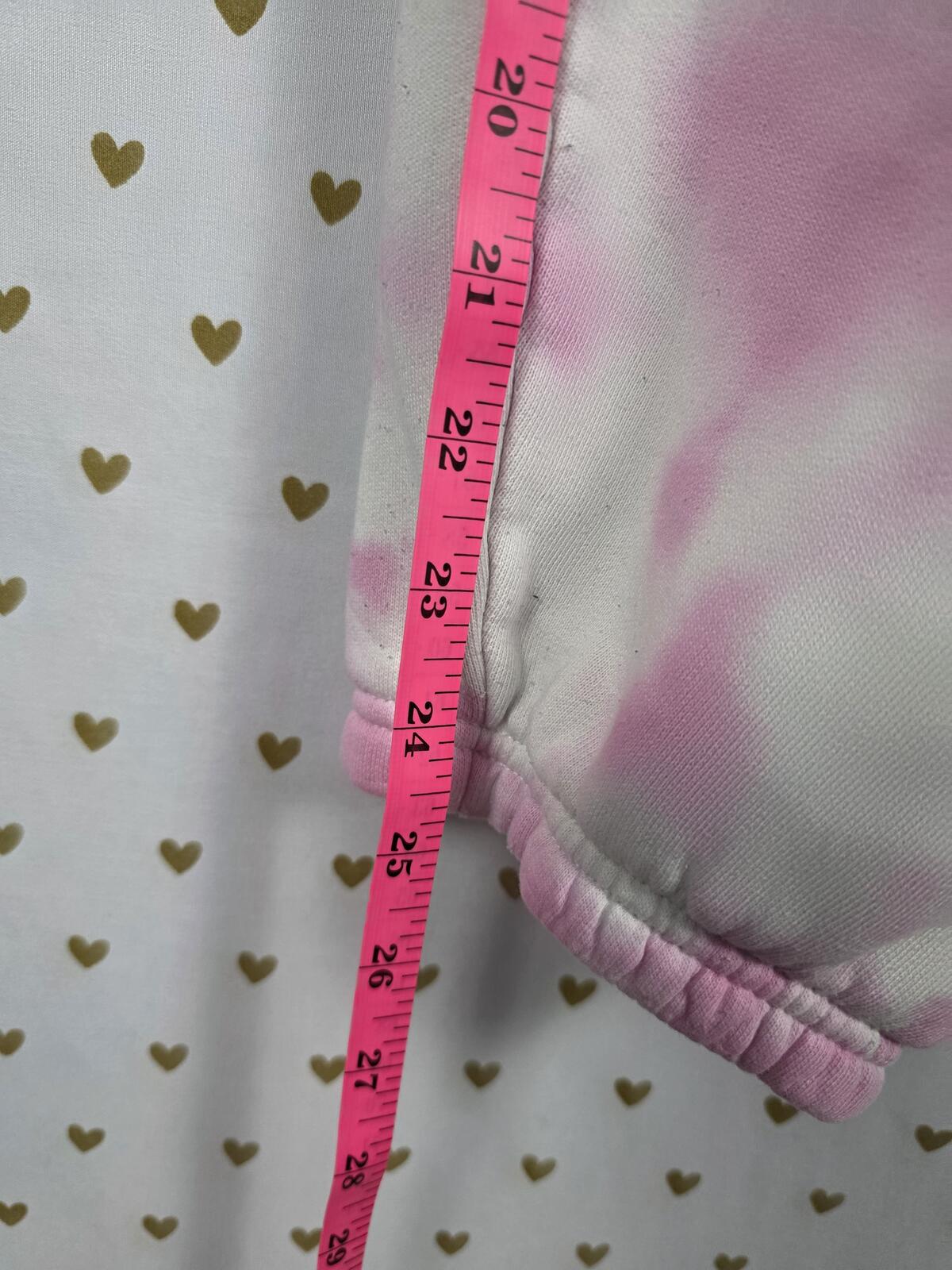 Victorias Secret PINK Vintage Bling Pink Y2k Studded Sweats Sweatpants LARGE