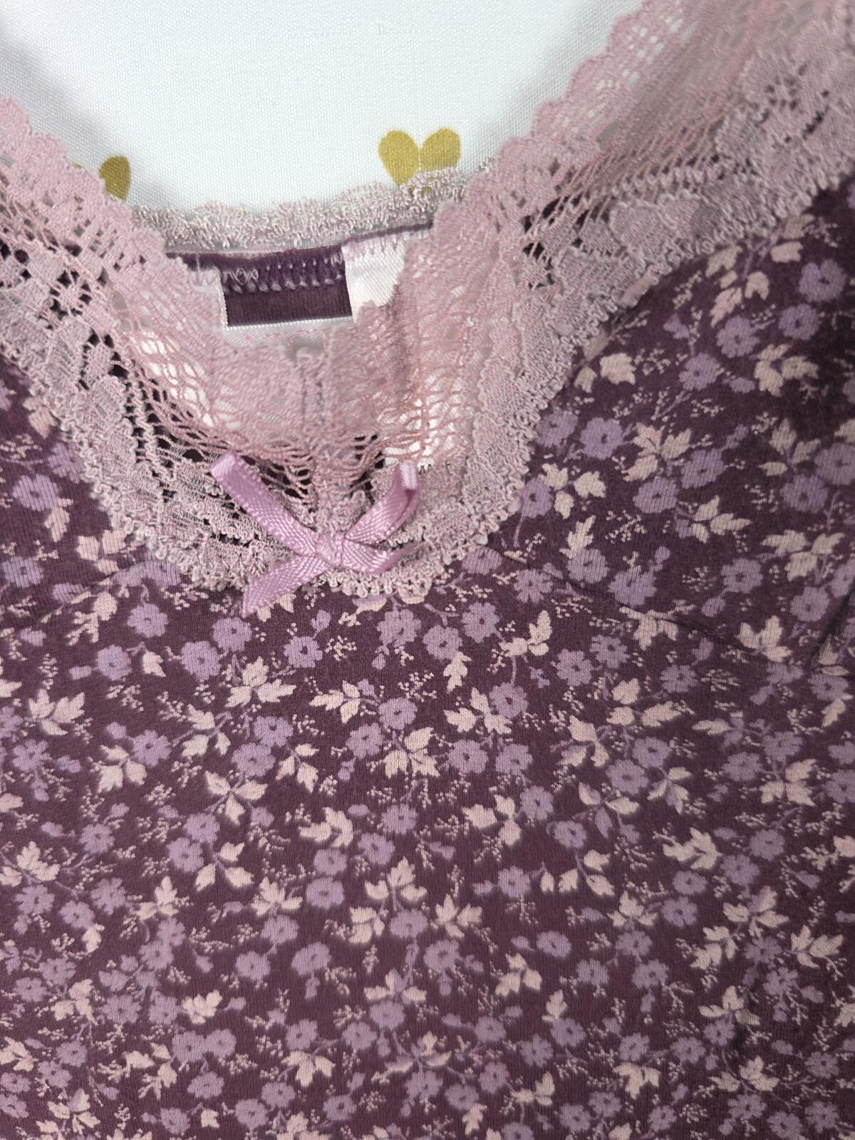 Victorias Secret Vintage ANGELS y2k Lace Accent Babydoll Tank Top MEDIUM