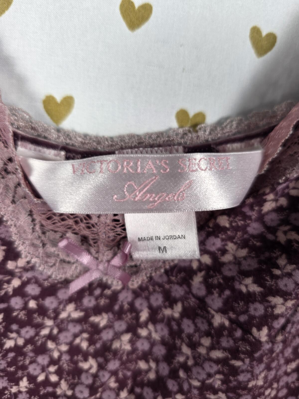 Victorias Secret Vintage ANGELS y2k Lace Accent Babydoll Tank Top MEDIUM