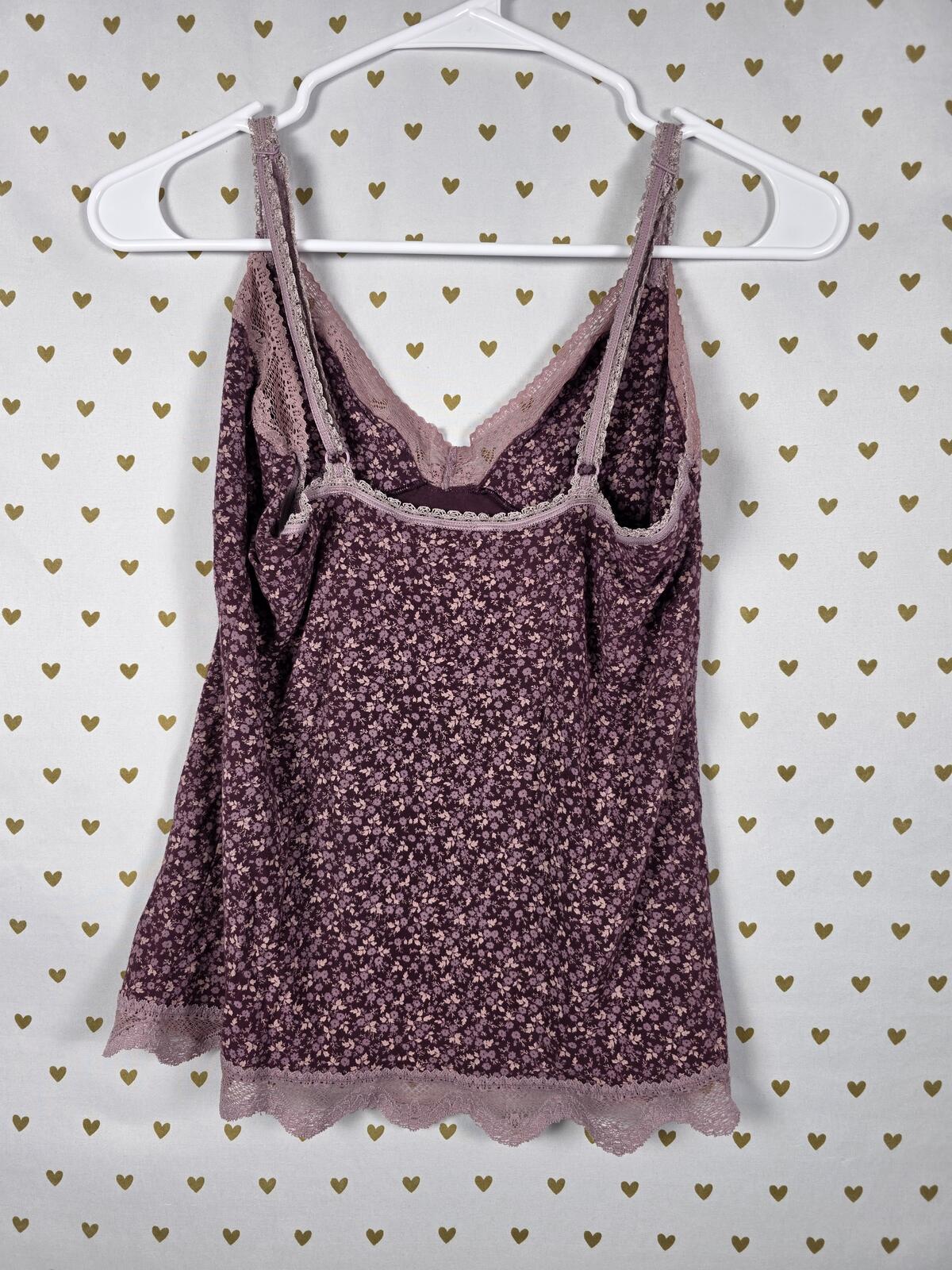 Victorias Secret Vintage ANGELS y2k Lace Accent Babydoll Tank Top MEDIUM