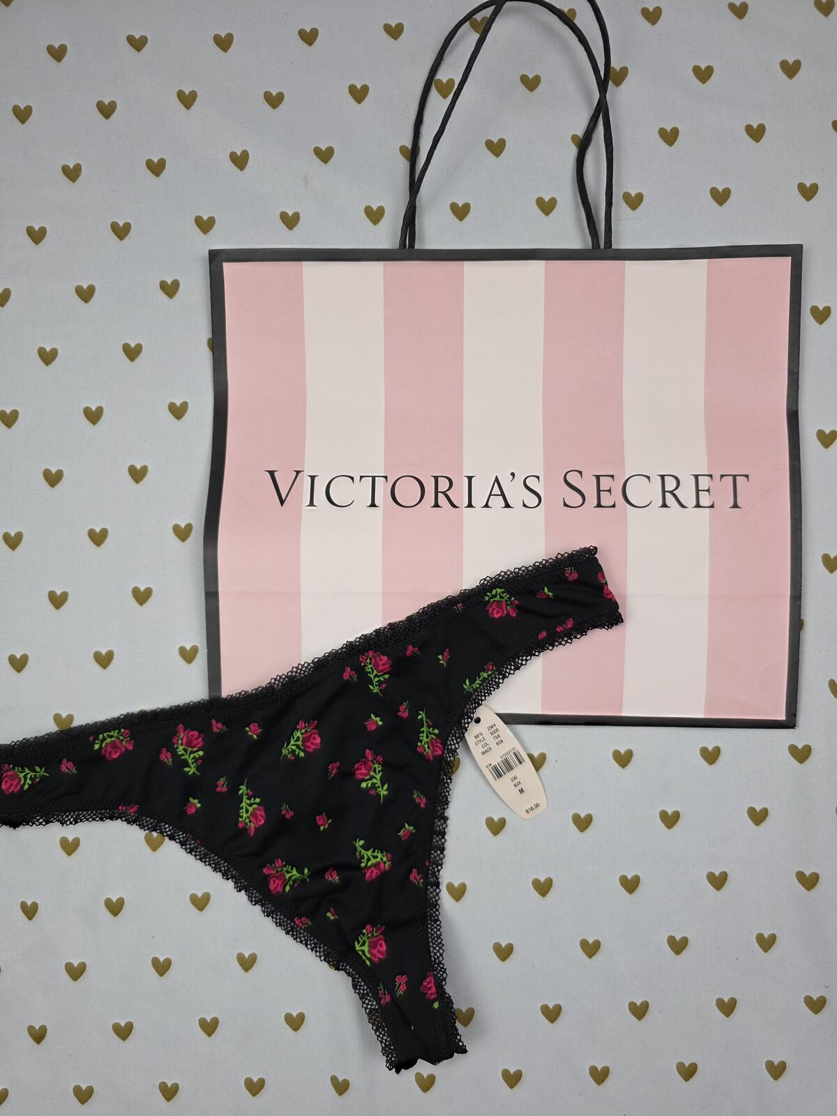 Victorias Secret NEW Sexy Little Things NWT Low Rise Thong Panties MEDIUM