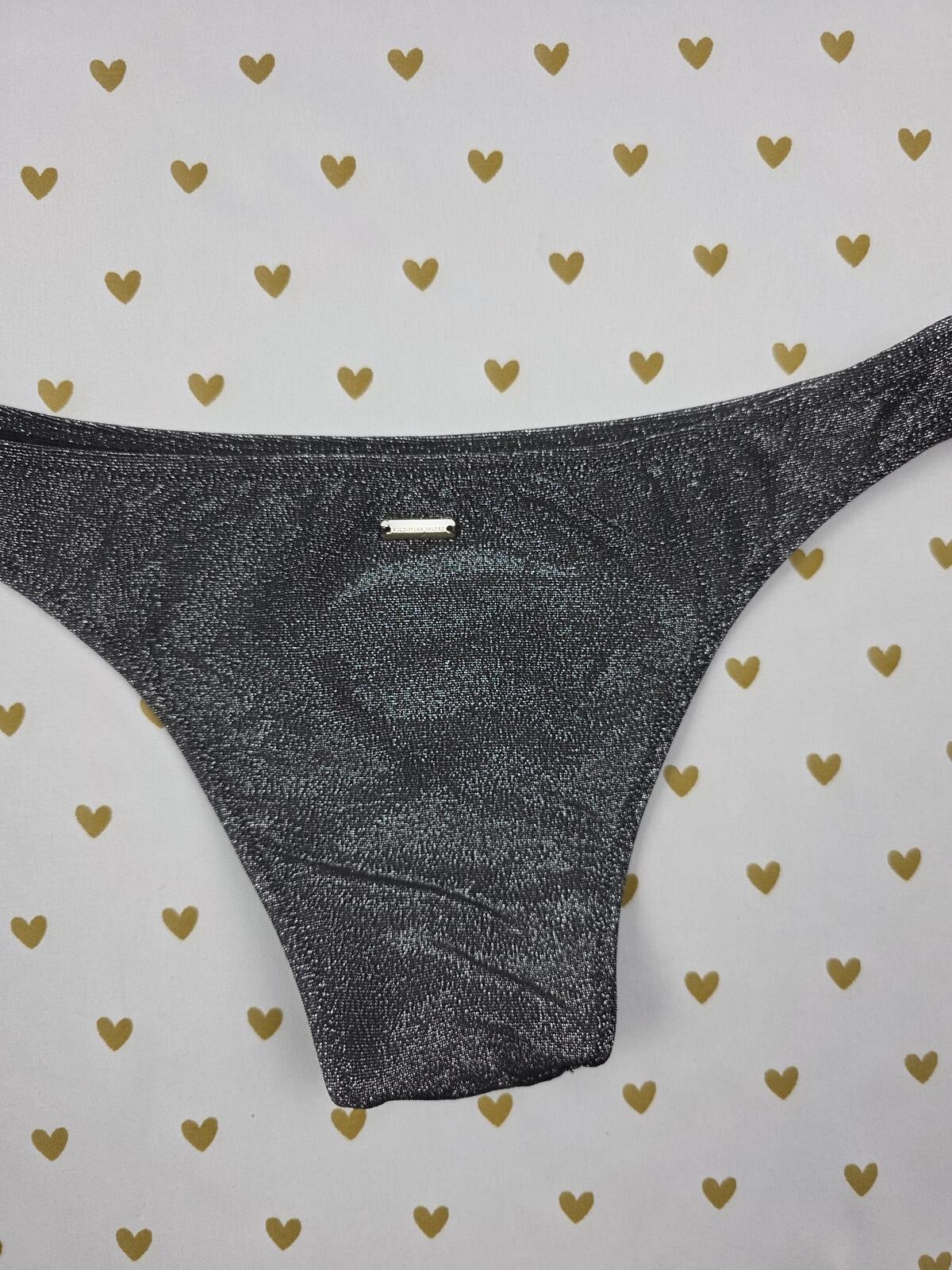 Victorias Secret Glitter Shimmer Bikini Bottom Swim Swimwear SMALL