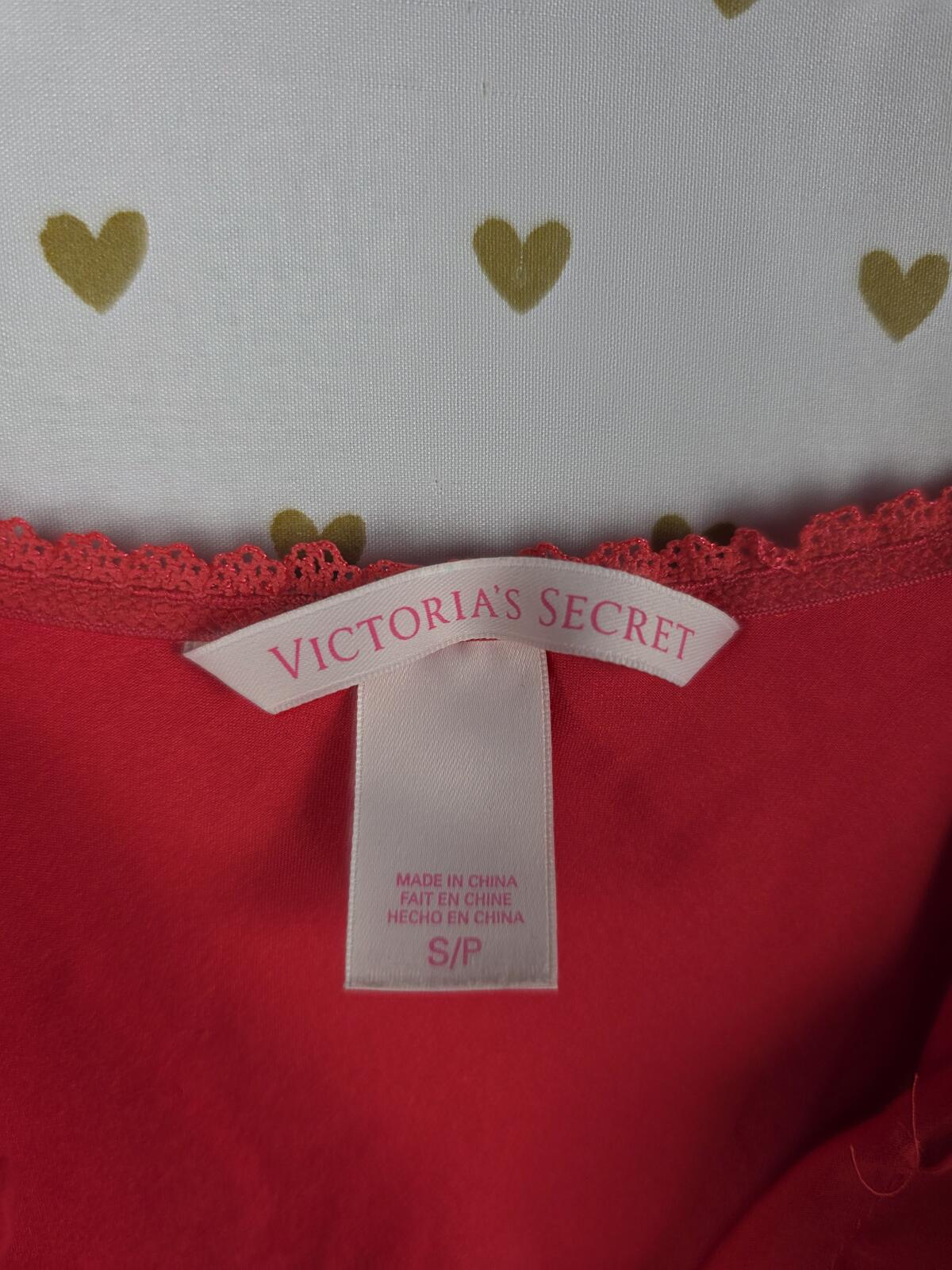 Victorias Secret Satin BLING Rhinestone Slip Dress Nightie Lingerie SMALL