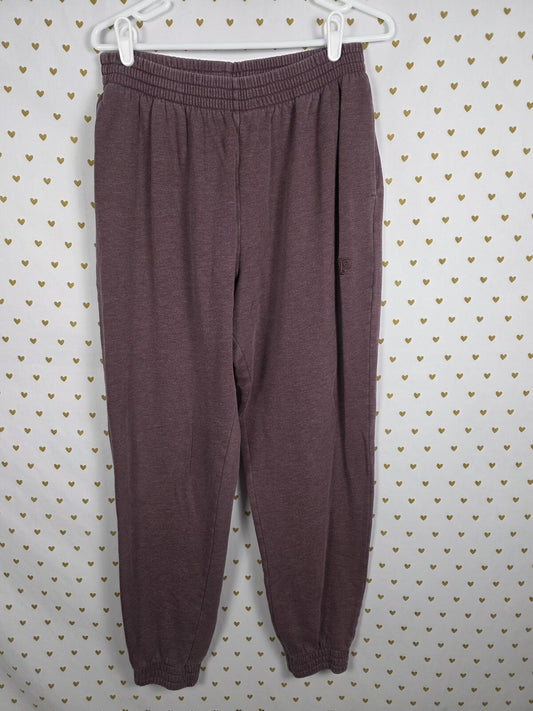 Victorias Secret PINK Brown Vintage Style Tapered Joggers Sweatpants Sweats MED