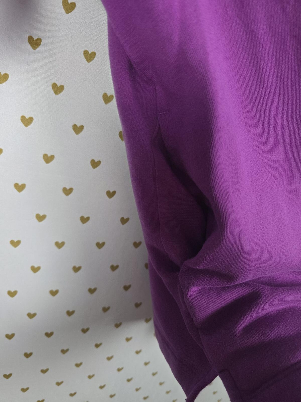 Victorias Secret Pink Purple Oversized Logo Sweater Shirt Dress POckets XL