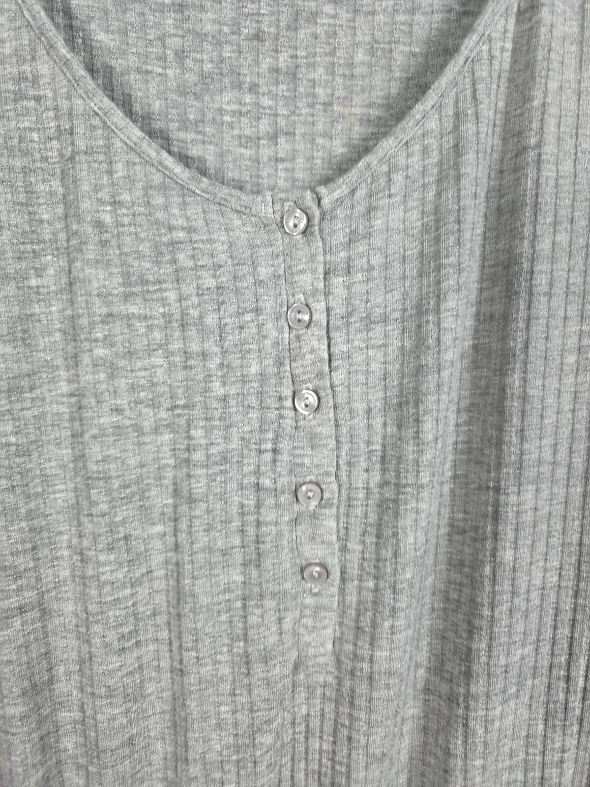 Victorias Secret Grey Super Soft Sleep Romper Outfit Shorts SMALL