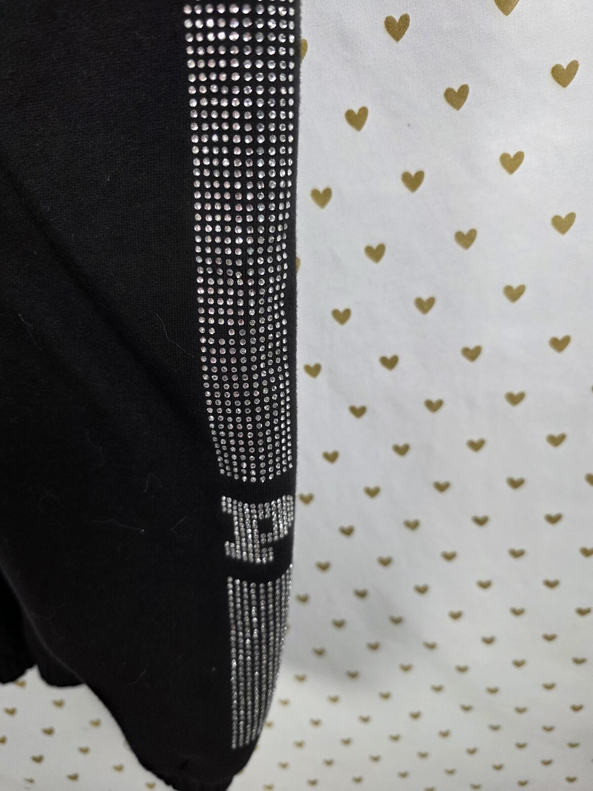 Victorias Secret PINK BLING Rhinestone studded Joggers sweats sweatpants MEDIUM