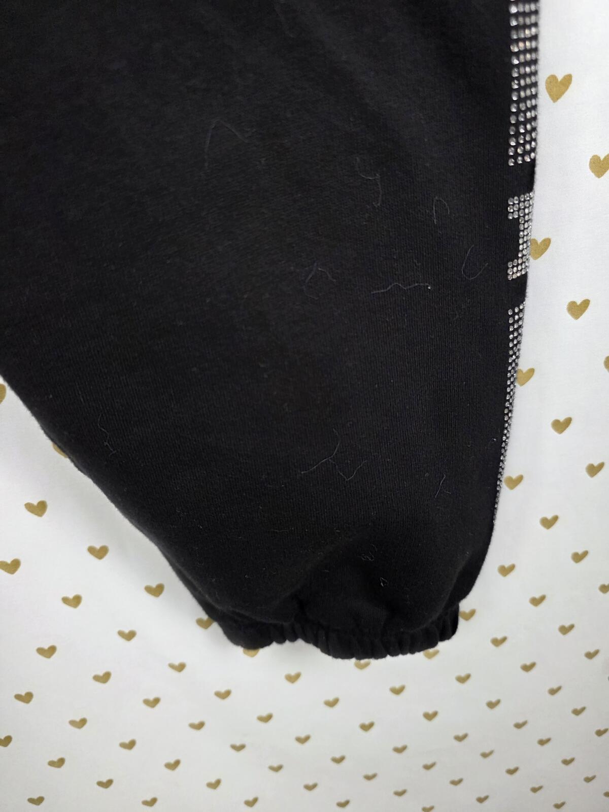 Victorias Secret PINK BLING Rhinestone studded Joggers sweats sweatpants MEDIUM
