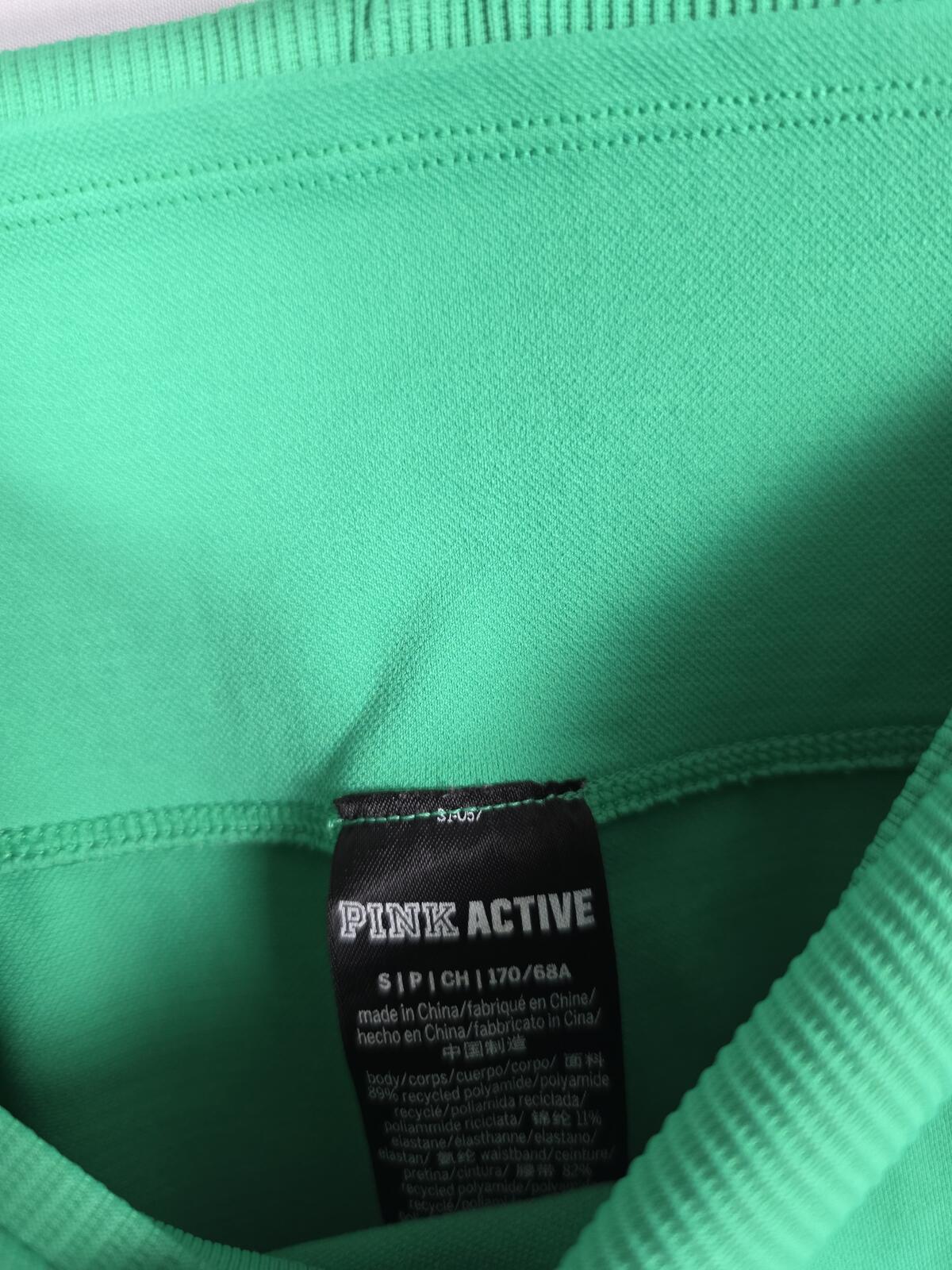 Victorias Secret PINK Green Leggings Active Sport Yoga Pants SMALL