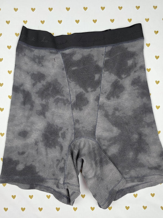 Victorias Secret PINK Tye Dye MEDIUM thermal Sleep Shorts Boxers Pajama Bottoms