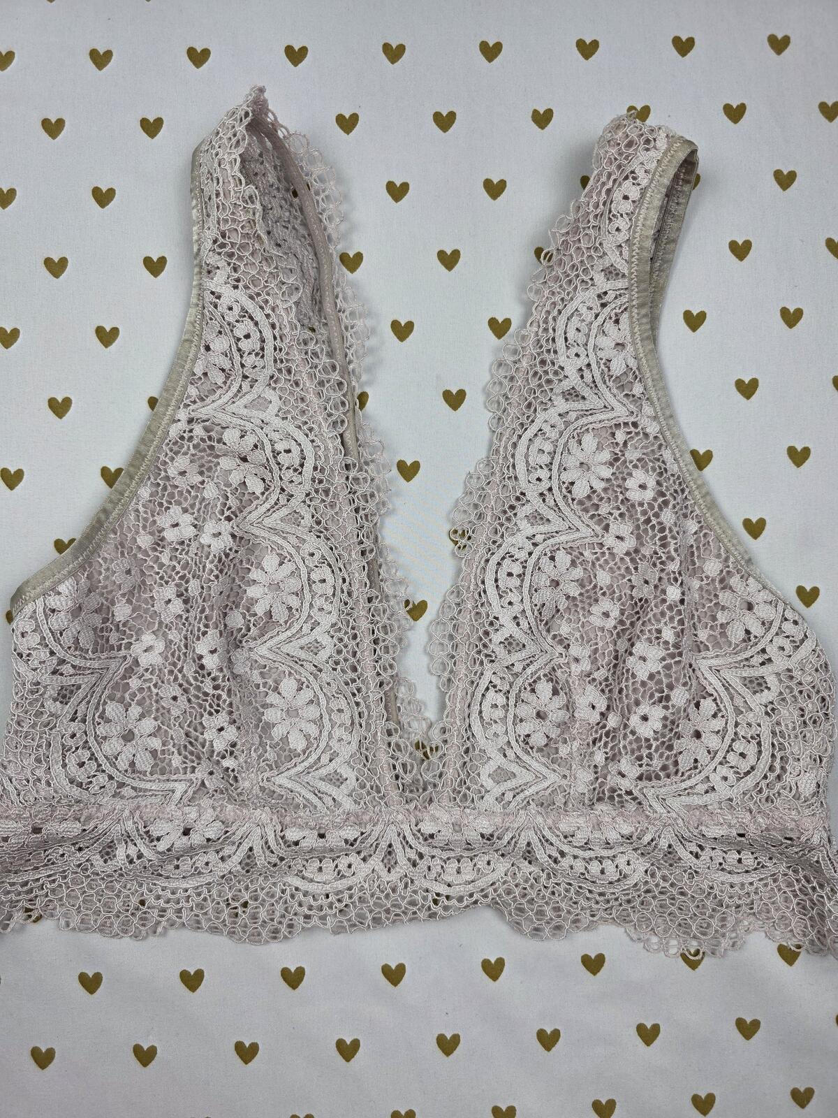 Victorias Secret Lacey Comfy stretch Large Bralette Bra Top Tank