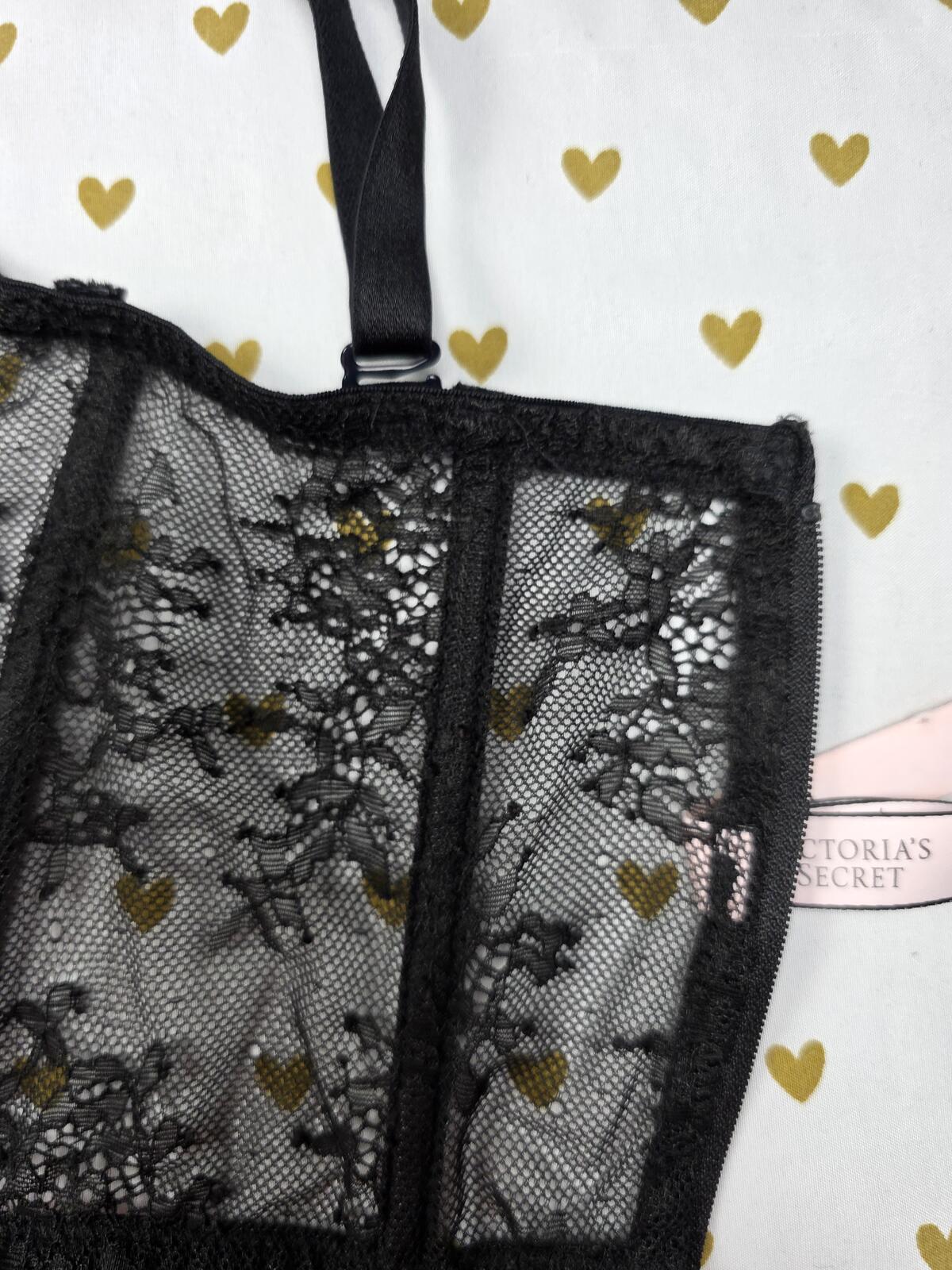 Victorias Secret Dream Angels Corset Bra Top Bustier Push Up 36C