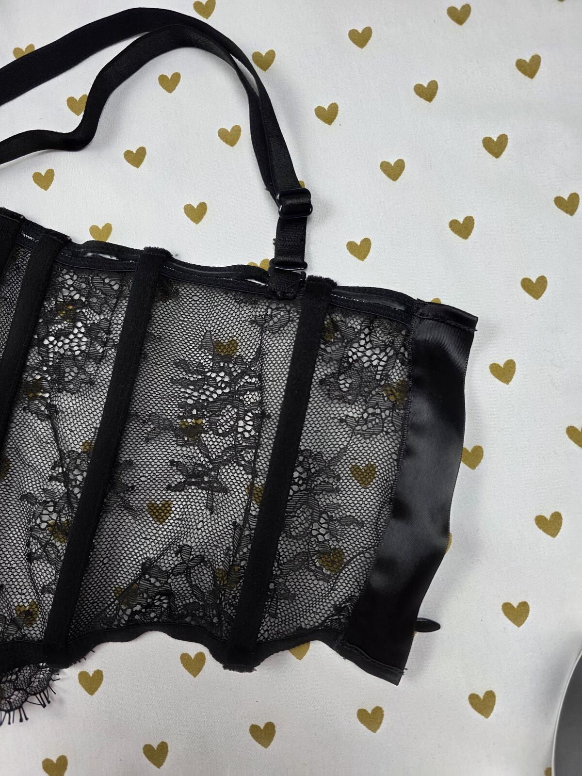 Victorias Secret Dream Angels Corset Bra Top Bustier Push Up 36C