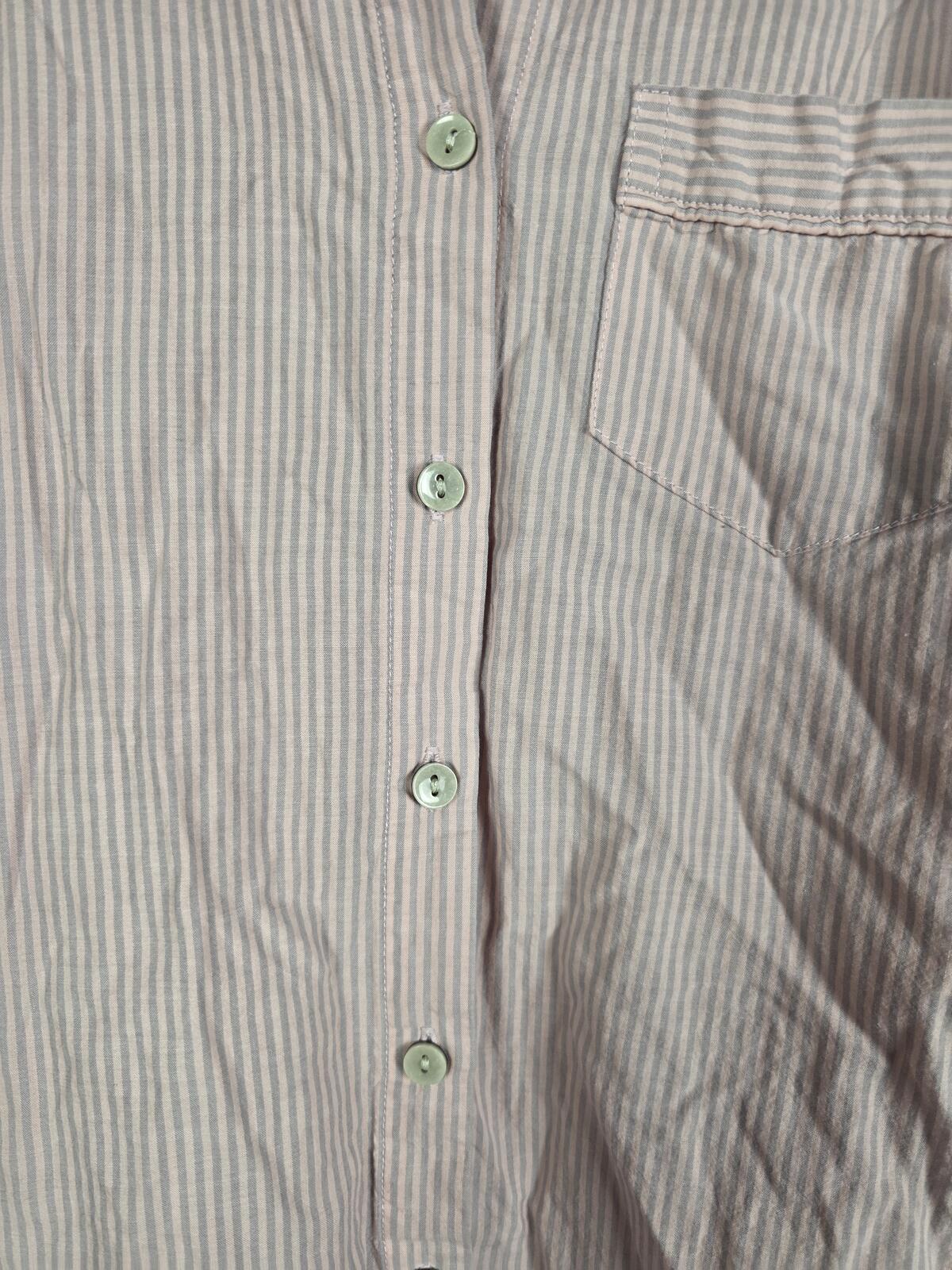 Victorias Secret Button Down Long XS Striped Sleep Shirt Pajama Nightgown